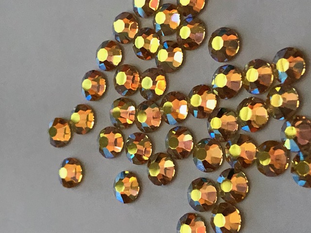 72 pieces 20ss LT TOPAZ AB Preciosa Maxima Rhinestones